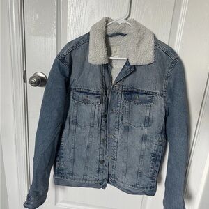 H&M Gray Sherpa Jacket
